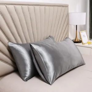 100% Silk Pillow Cover Satin Comfortable Case