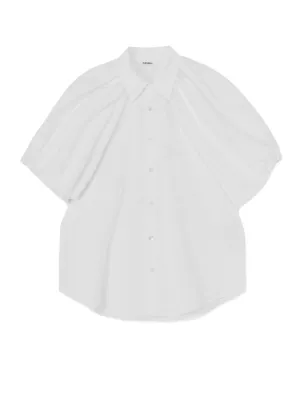 100/2 BROAD COTTON BALLOON SHIRT