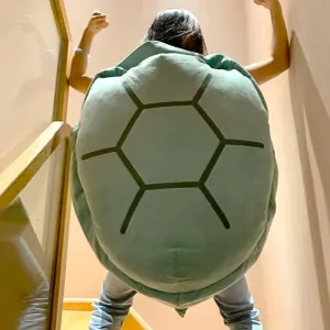 100CM Funny Big Turtle Shell Plush Toy Adult Can Wear Sleeping Bag Stuffed Soft Pillow Cushion Creative Gifts For Friends Kids
