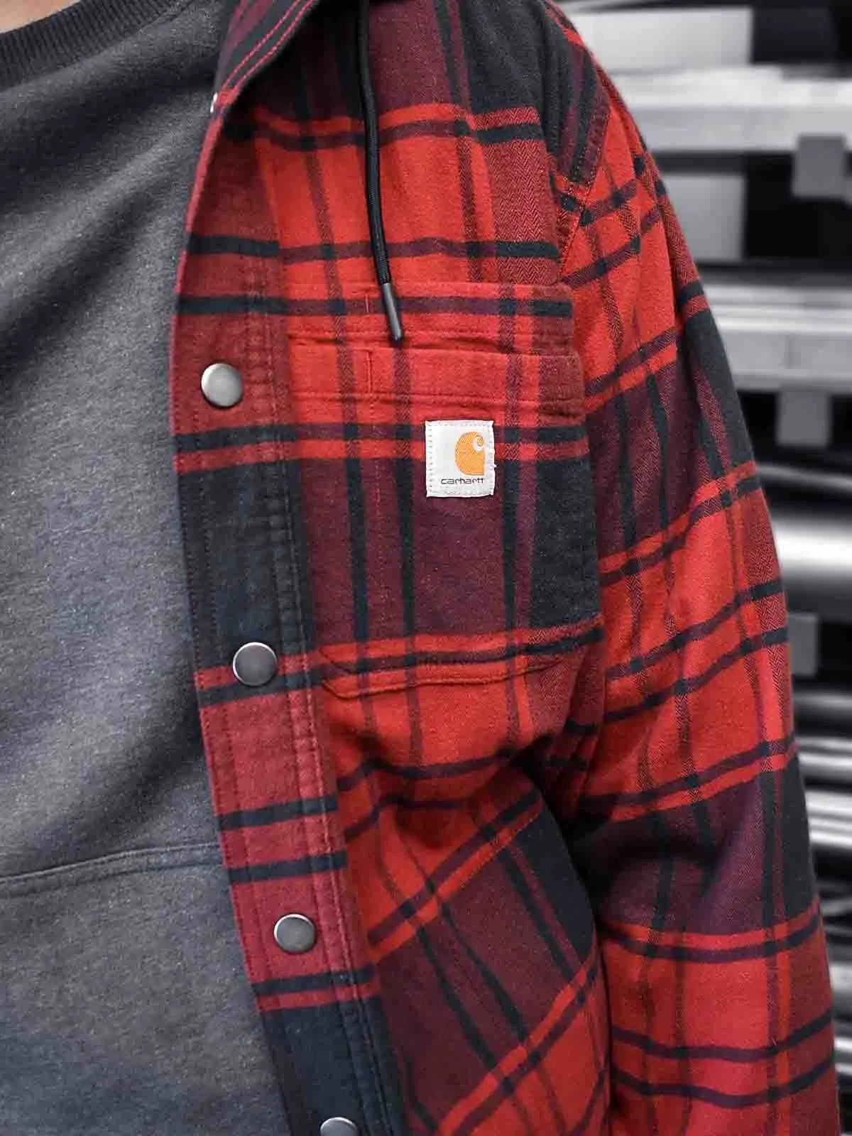 105621&#x20;Work&#x20;Shirt&#x20;Jacket&#x20;Flannel&#x20;Fleece&#x20;Lined&#x20;-&#x20;Carhartt