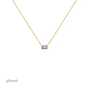 10k Gold Lauren Tanzanite Necklace