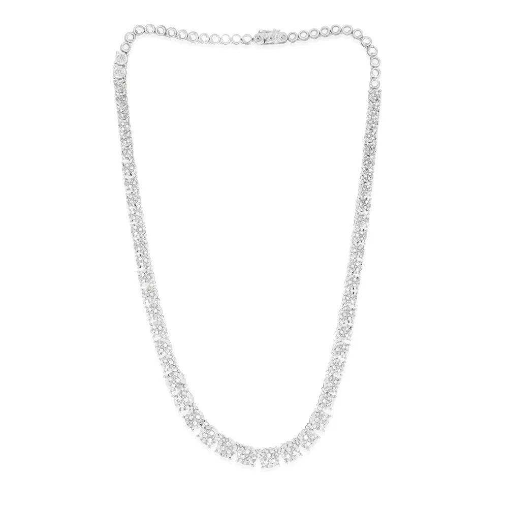 1.1 Carat Diamond Chain in Sterling Silver
