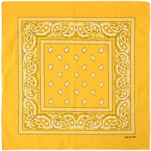 12-Pack Bandana Headband - Gold