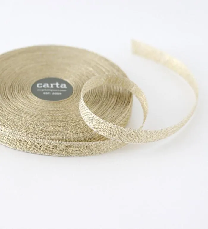 1/2" Metallic Ribbon - 1 Yard