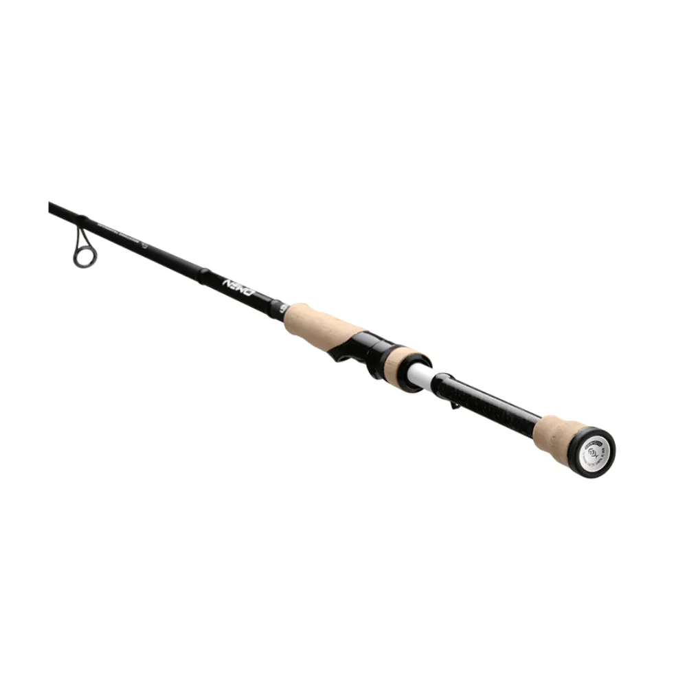 13 Fishing Omen Black 6'6 Two Piece Light 3-8lb Spin Rod