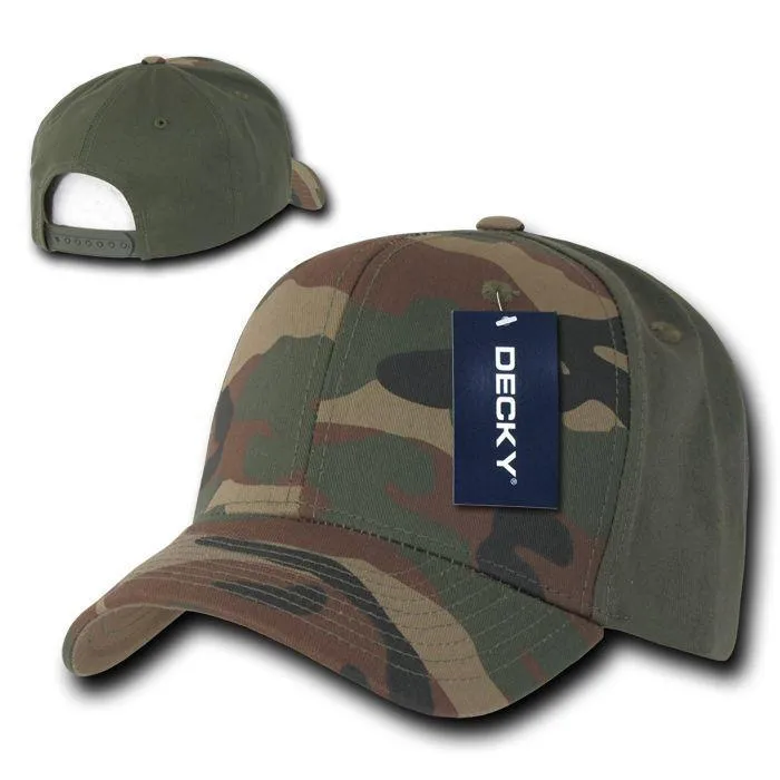 15 Lot Decky Cotton Camouflage Baseball Hats Caps Snapback Wholesale Lots