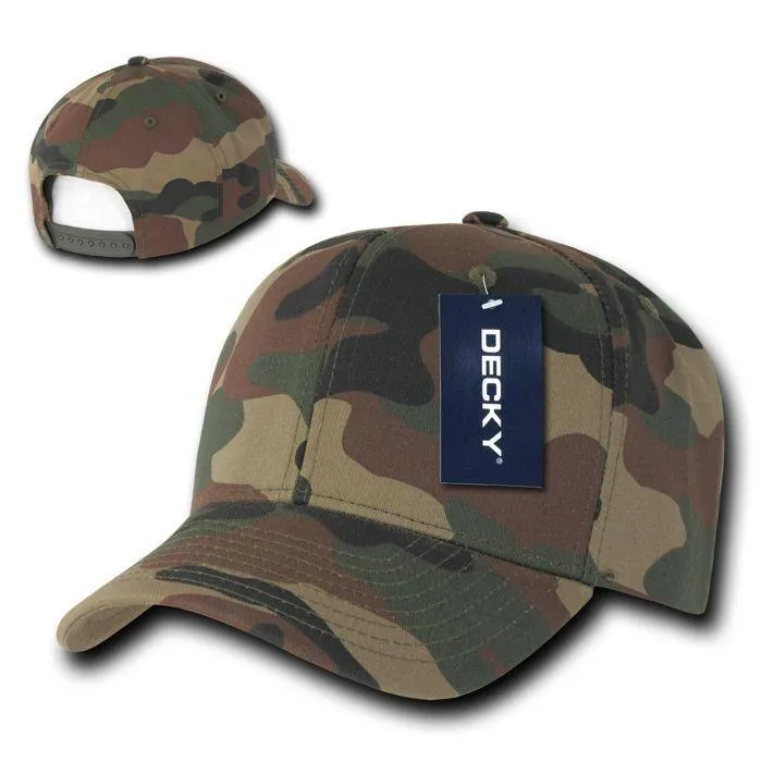 15 Lot Decky Cotton Camouflage Baseball Hats Caps Snapback Wholesale Lots