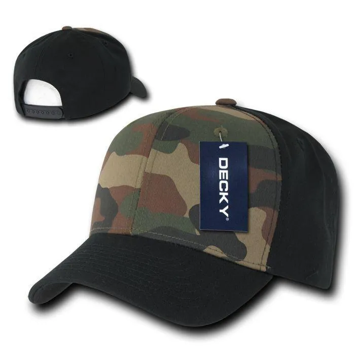 15 Lot Decky Cotton Camouflage Baseball Hats Caps Snapback Wholesale Lots