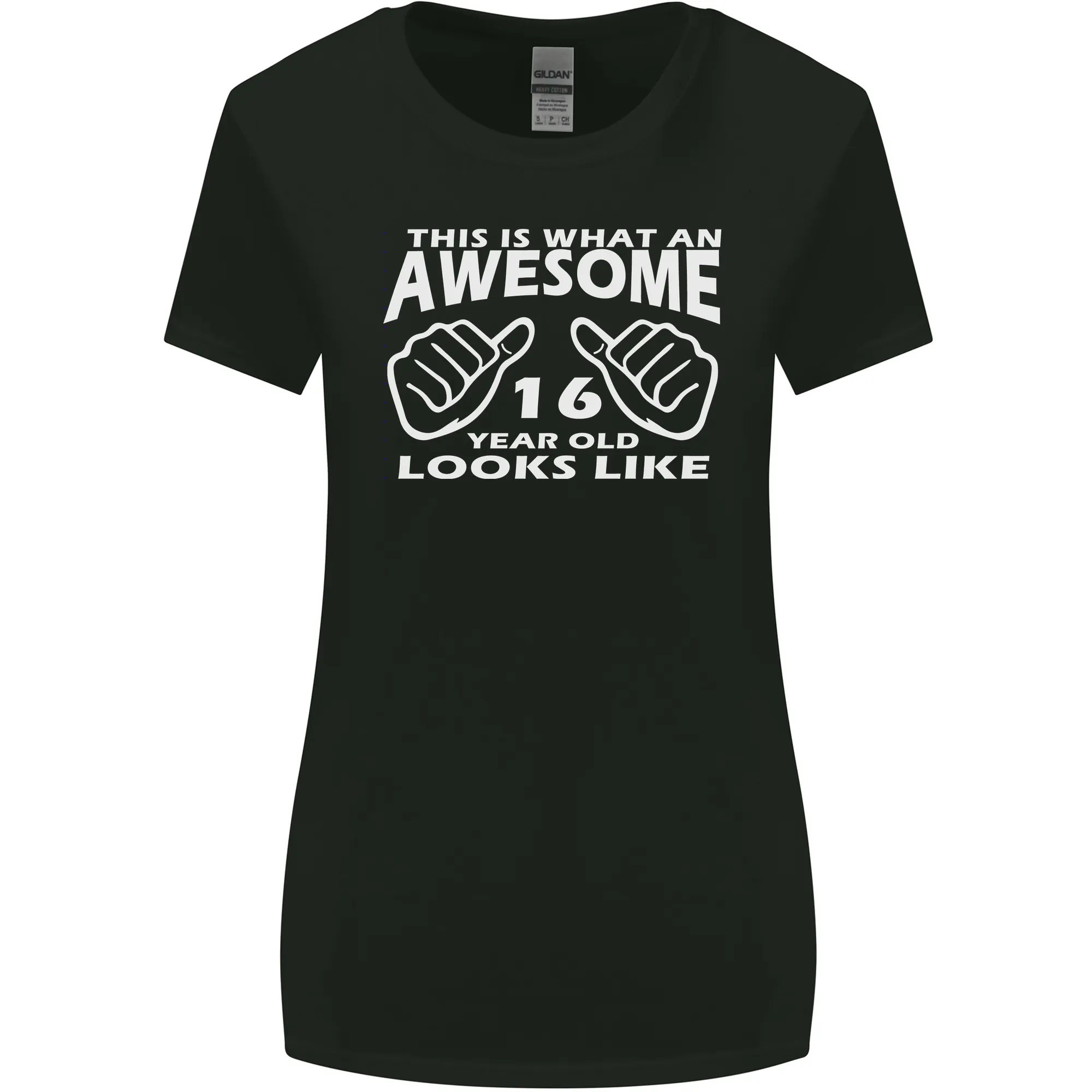 16th Birthday 16 Year Old This Is What Womens Wider Cut T-Shirt