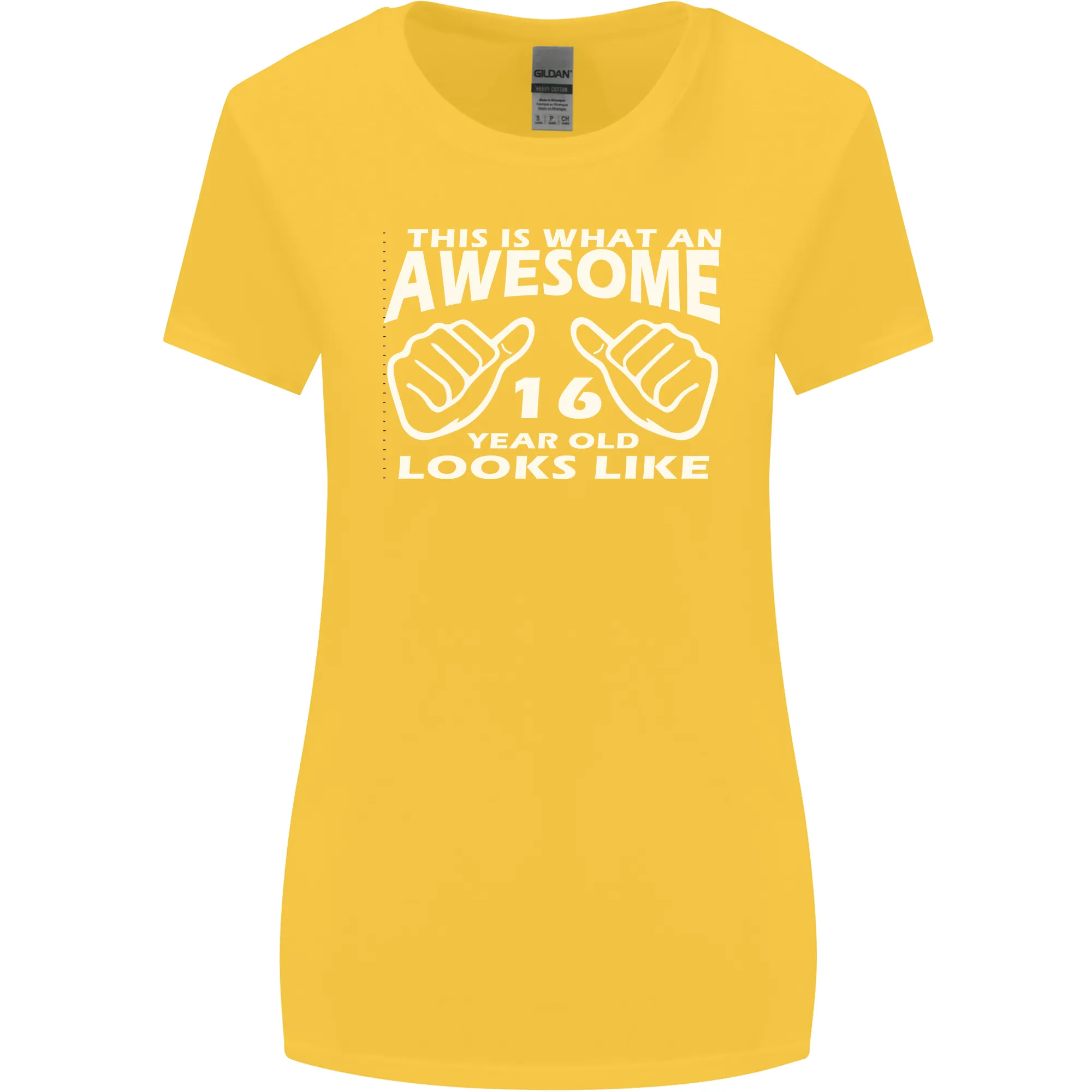 16th Birthday 16 Year Old This Is What Womens Wider Cut T-Shirt