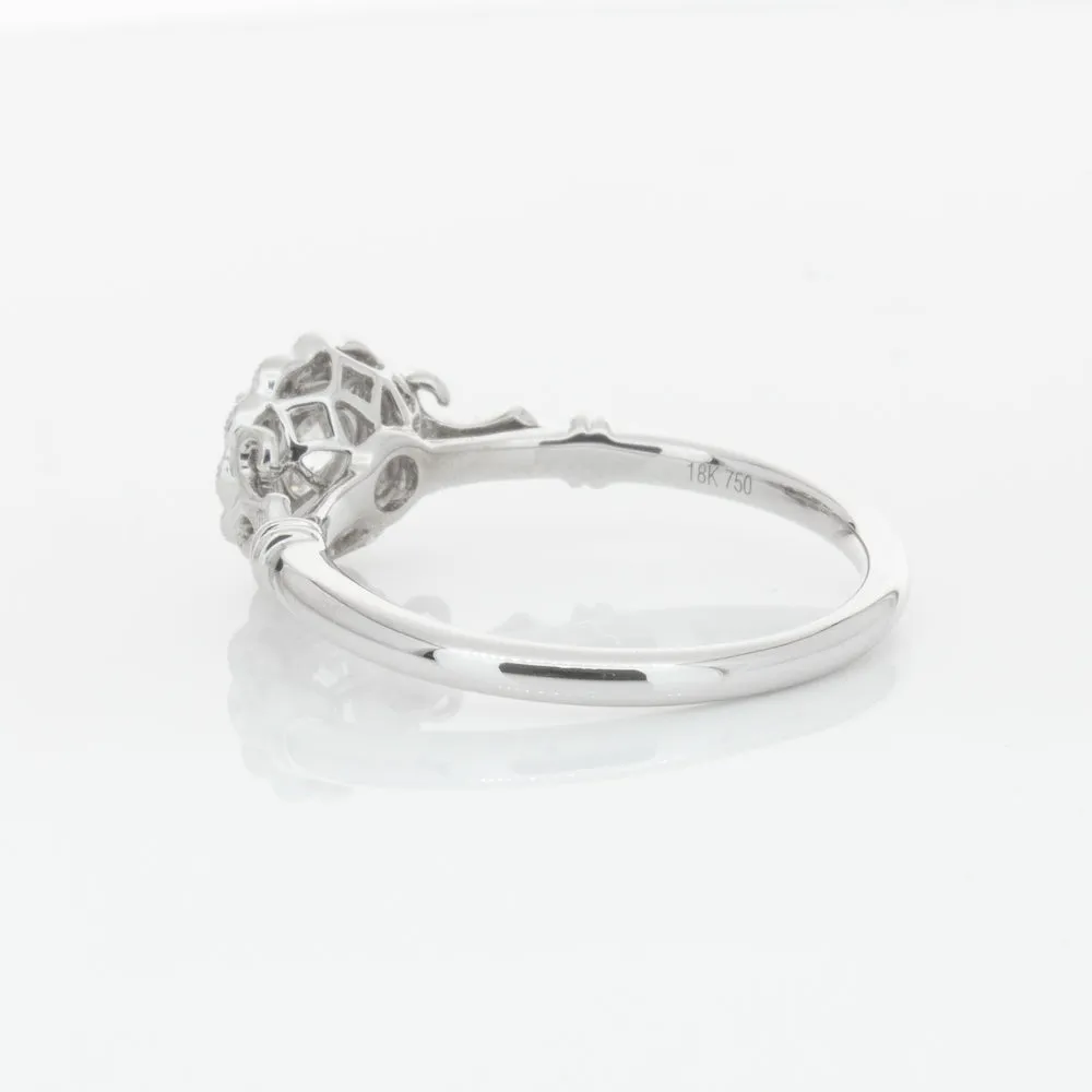 18ct White Gold .50ct Diamond Versailles Ring