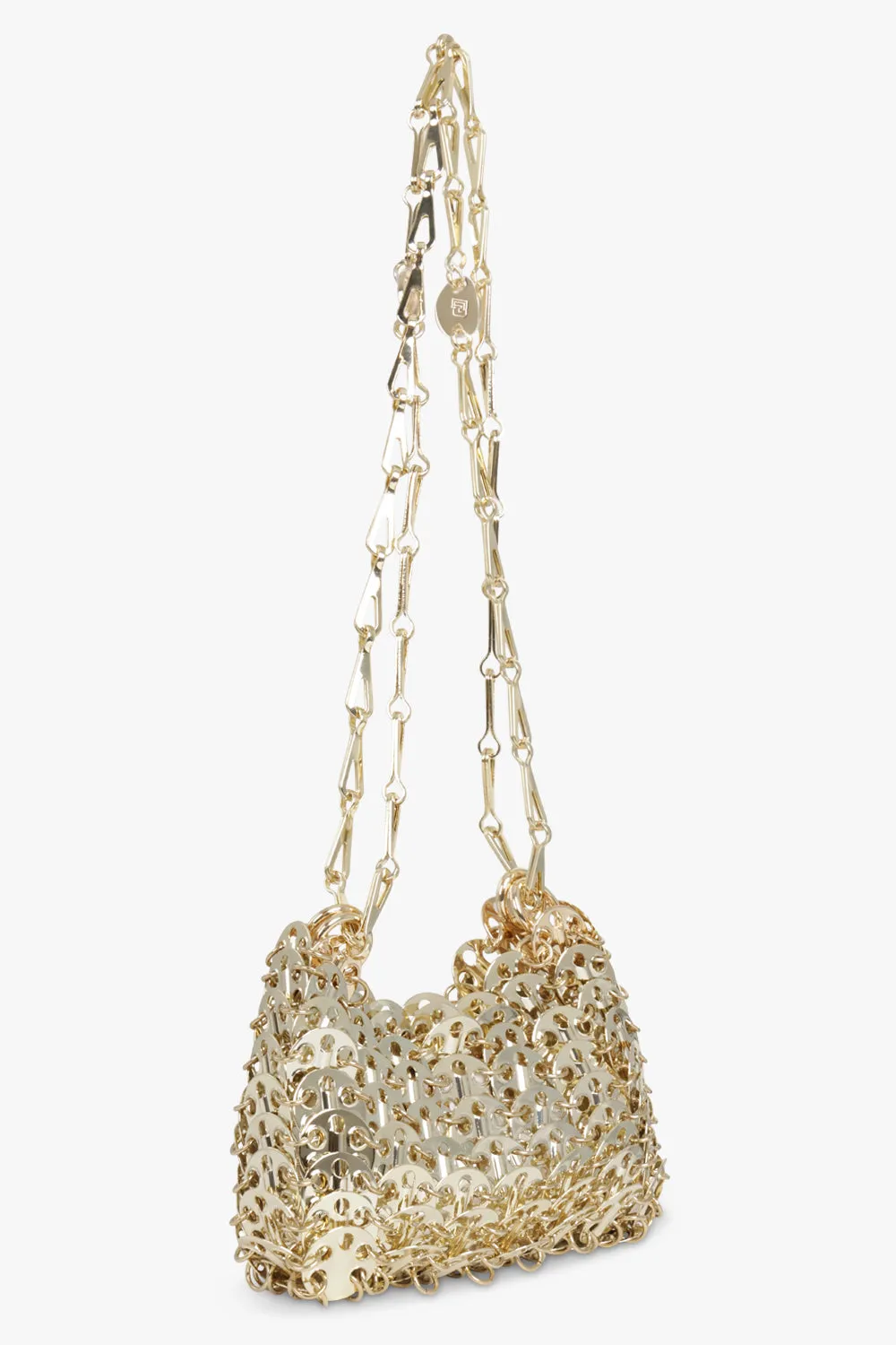 1969 NANO CHAIN STRAP DISC BAG | LIGHT GOLD