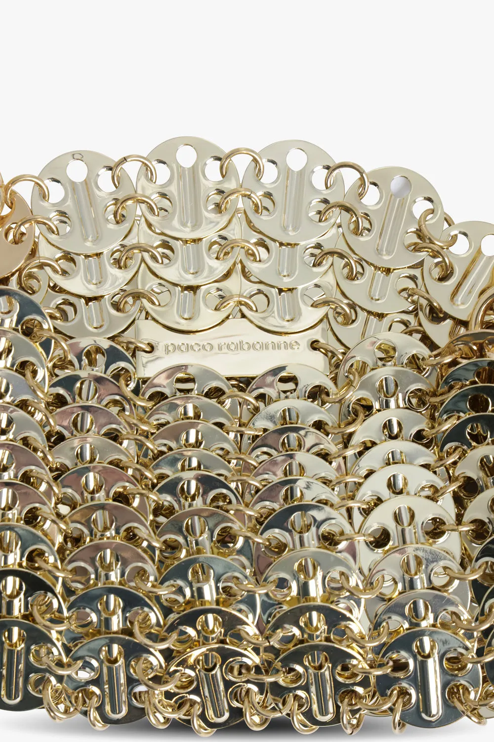 1969 NANO CHAIN STRAP DISC BAG | LIGHT GOLD