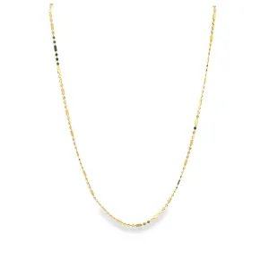 1mm Flat Beaded Bar Chain