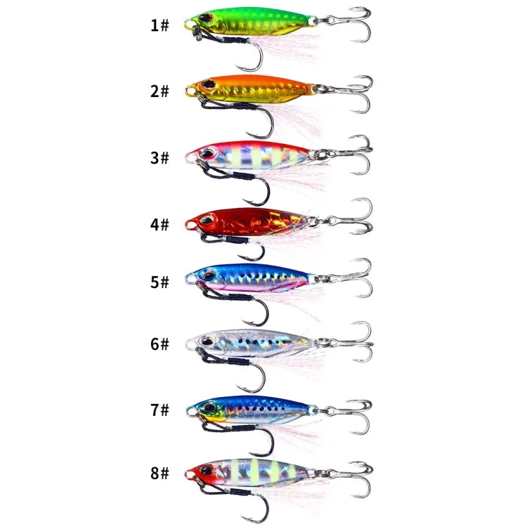 2 PCS HENGJIA Shore Casting Lead Fish Long-distance Casting Sinker Double Hook Lure, Size: 16g(7)
