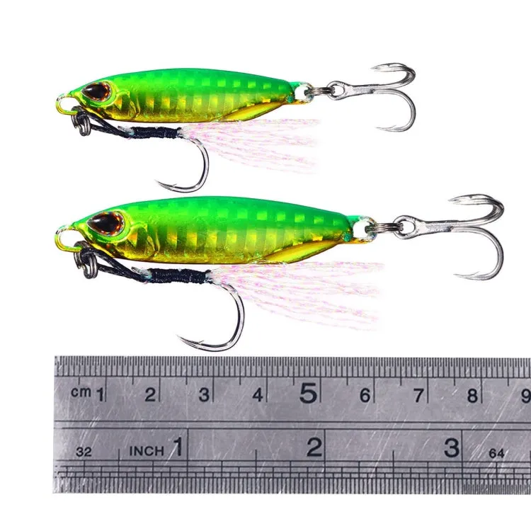 2 PCS HENGJIA Shore Casting Lead Fish Long-distance Casting Sinker Double Hook Lure, Size: 16g(7)