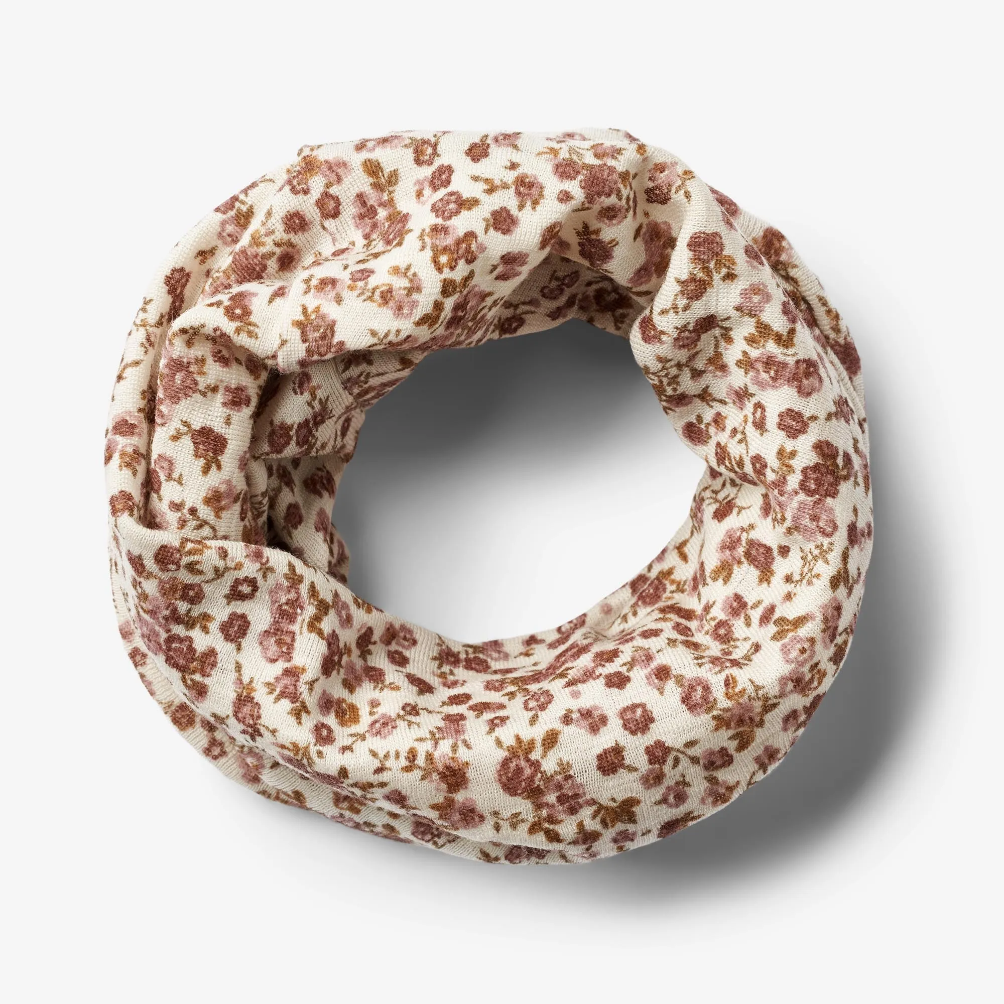 2 Wool Neckwarmer Arta - rose flowers