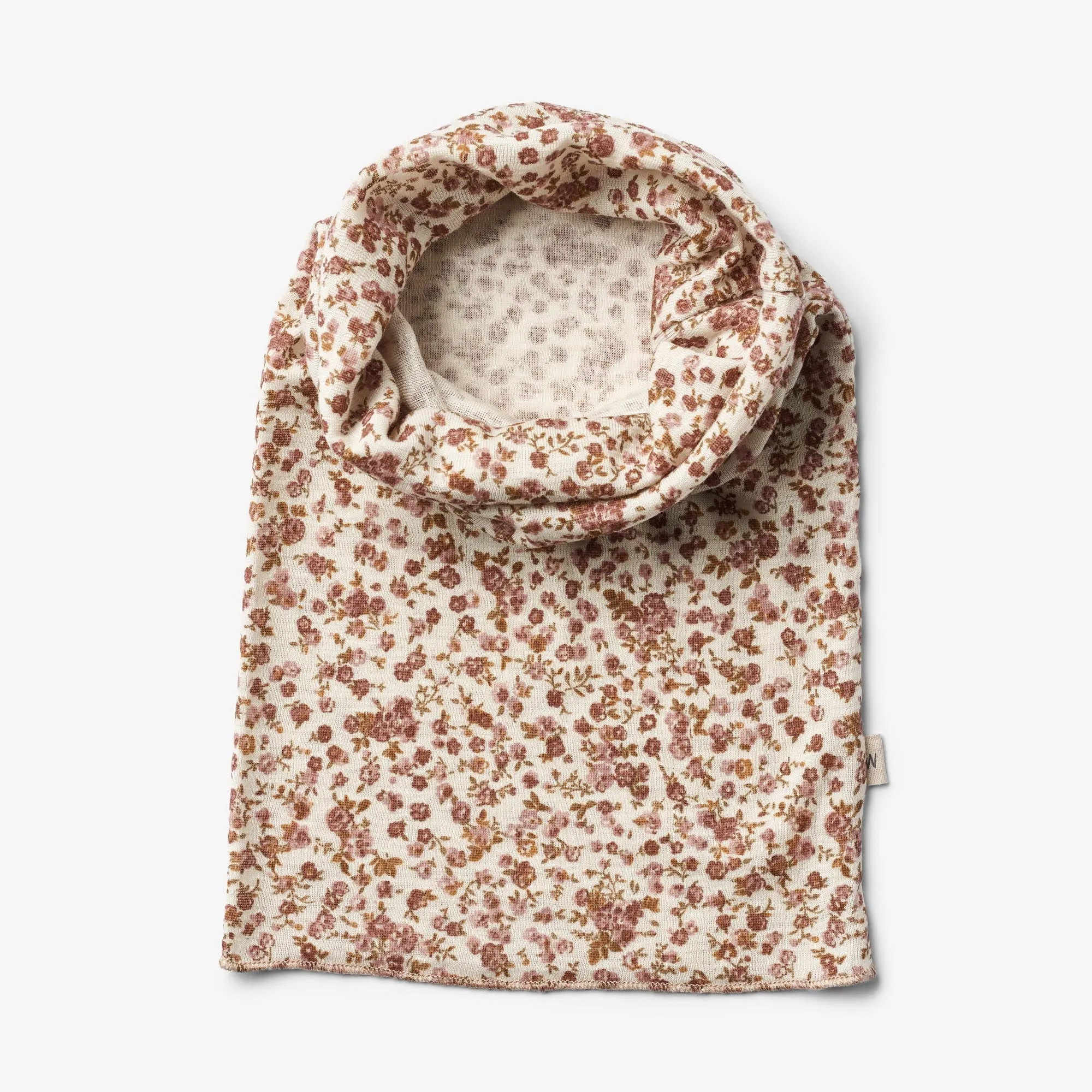 2 Wool Neckwarmer Arta - rose flowers
