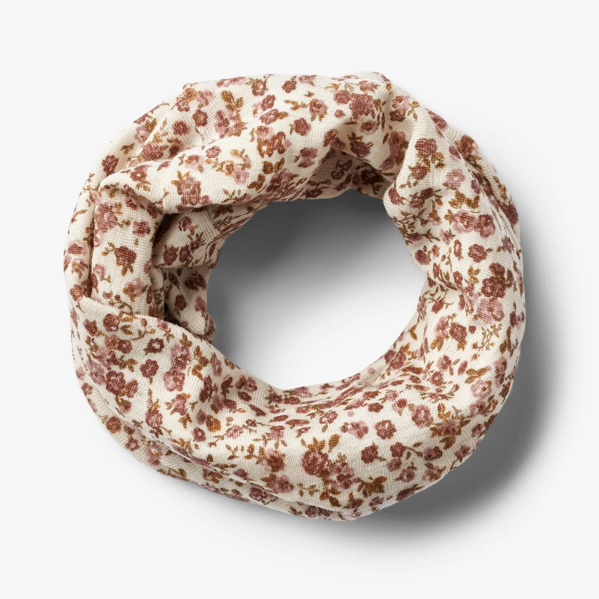 2 Wool Neckwarmer Arta - rose flowers