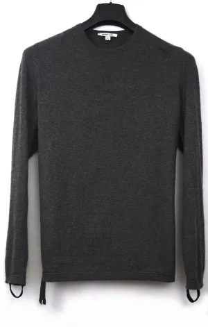 2003 Fine Cashmere Sweater with Cuff Straps and Extended Side Zipper