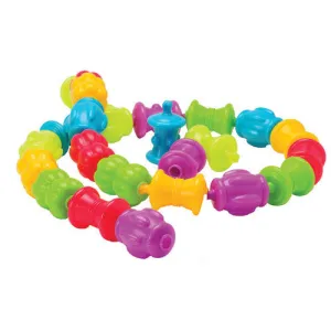 24-Piece Snap Bead Set | Easy Snap & Sort Toy for Toddlers
