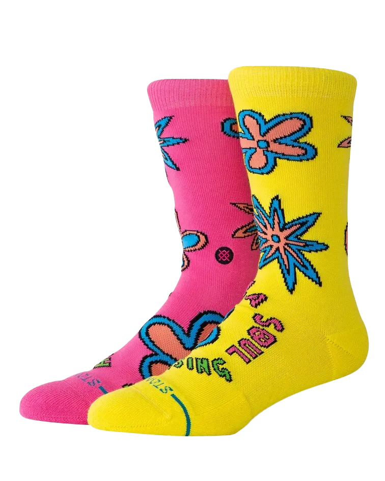 3 Feet High Crew Socks in Multi