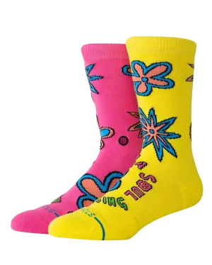 3 Feet High Crew Socks in Multi