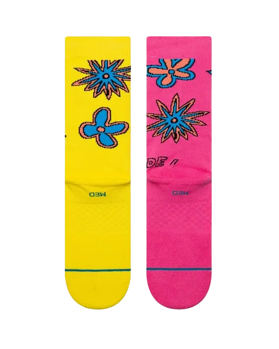 3 Feet High Crew Socks in Multi