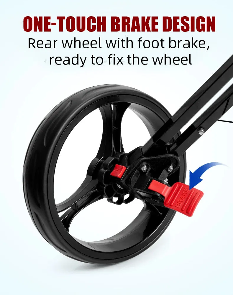 3-Wheel Lightweight Portable Cart With Seat