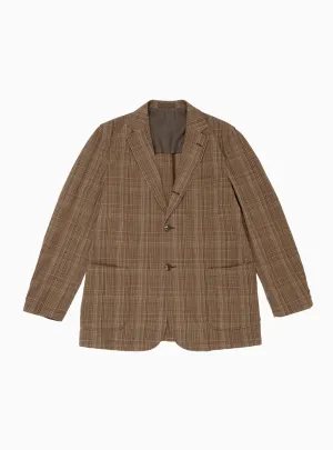 3B Comfort Jacket Brown Check