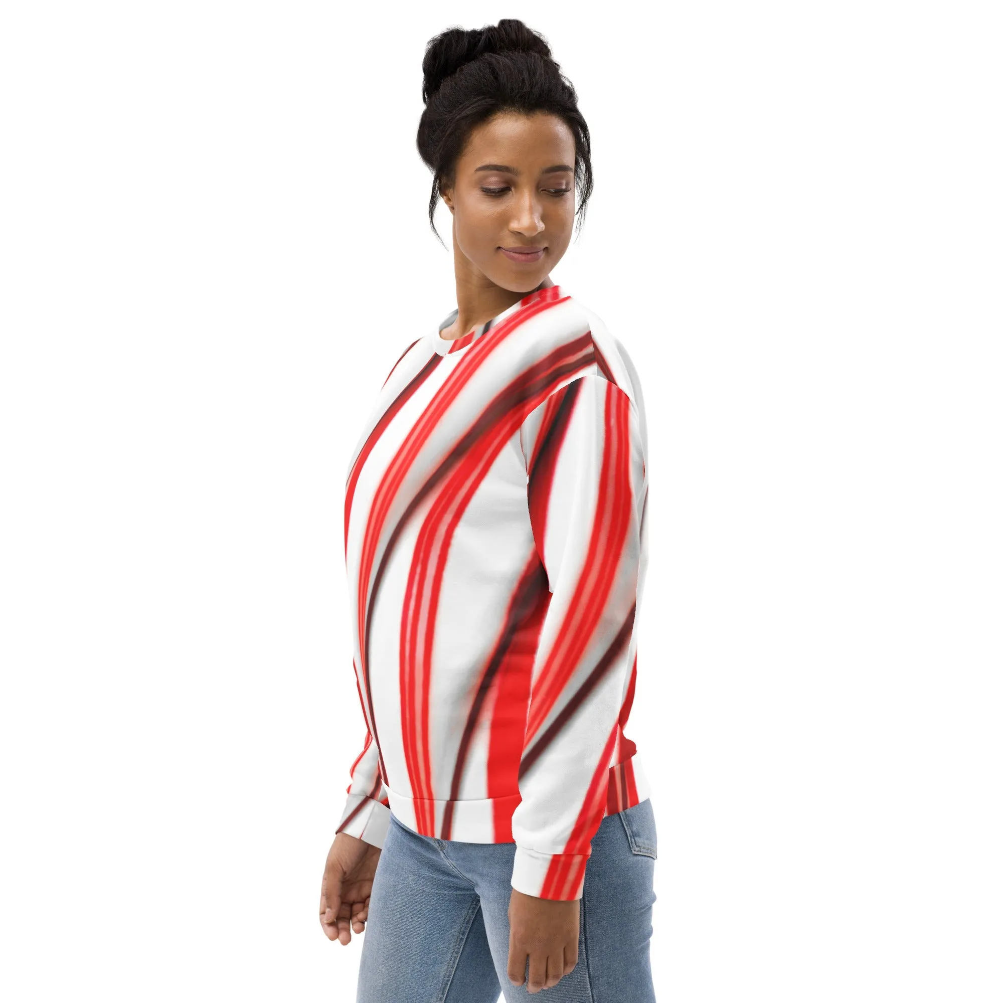 3D Candy Cane Sweatshirt
