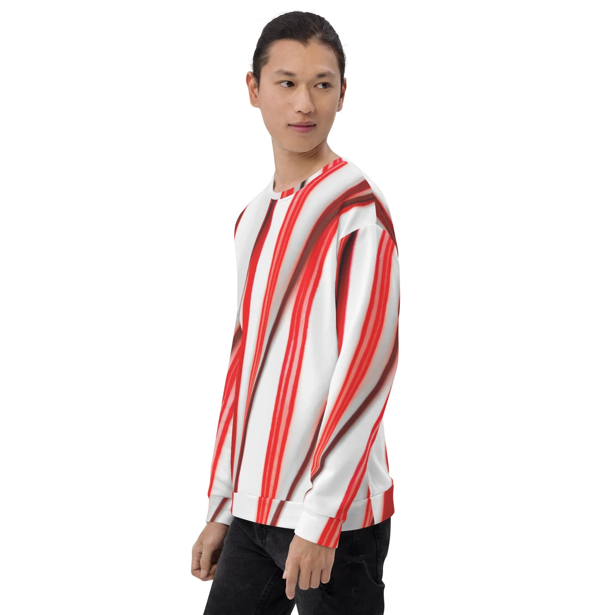 3D Candy Cane Sweatshirt