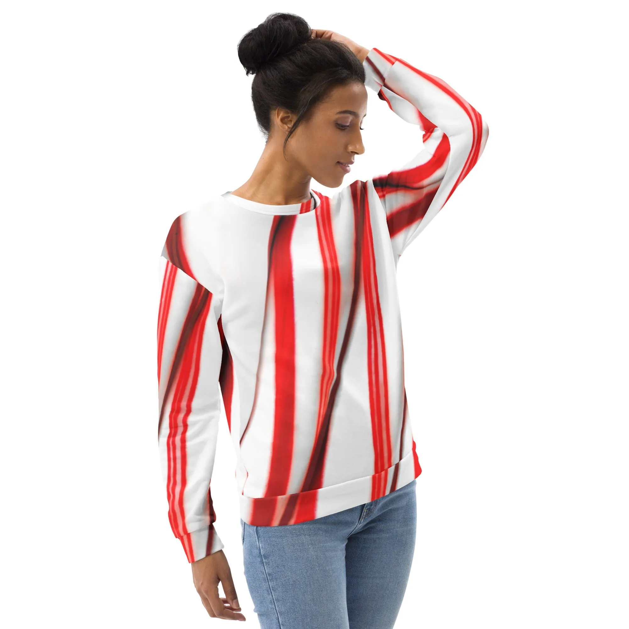 3D Candy Cane Sweatshirt