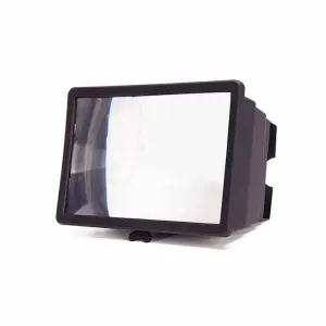 3D Mobile Phone Screen Magnifier 12" HD Video Amplifier for Smartphone Stand