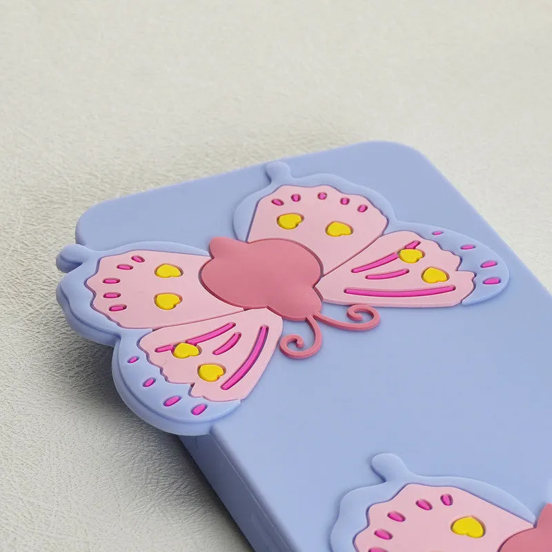 3D Vibrant Butterfly Silicone Phone Case For Vivo Y95