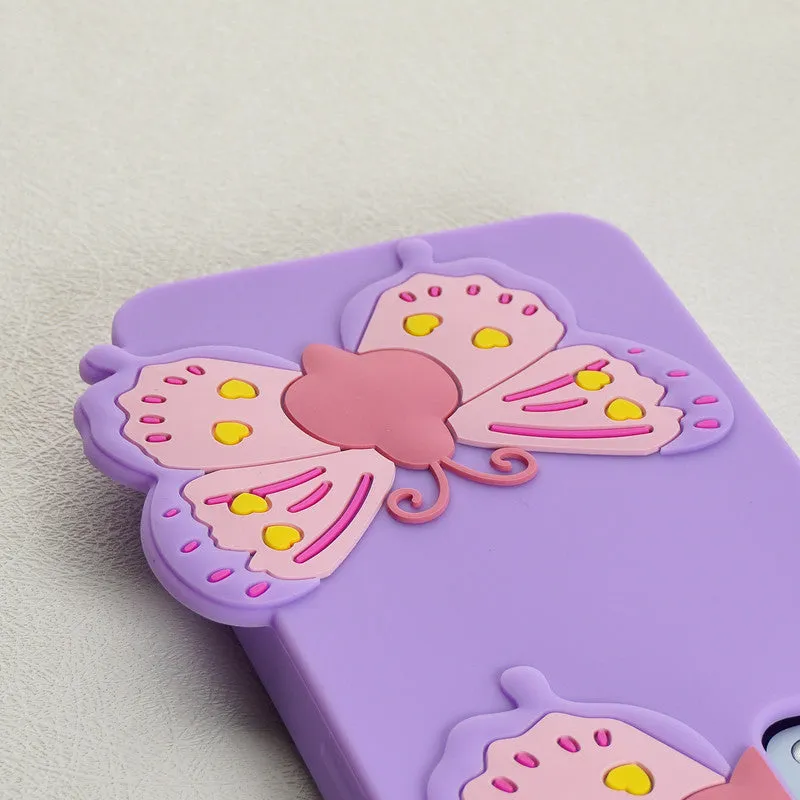 3D Vibrant Butterfly Silicone Phone Case For Vivo Y95
