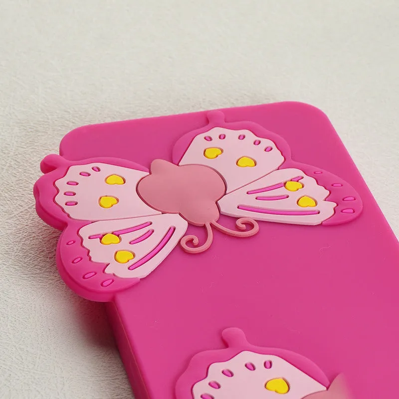 3D Vibrant Butterfly Silicone Phone Case For Vivo Y95