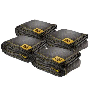 4 Pack 72 Inch x 80 Inch Non-Woven Utility Blanket