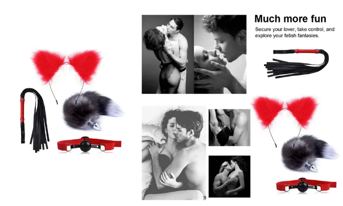 4 Piece Fetish BDSM Kit