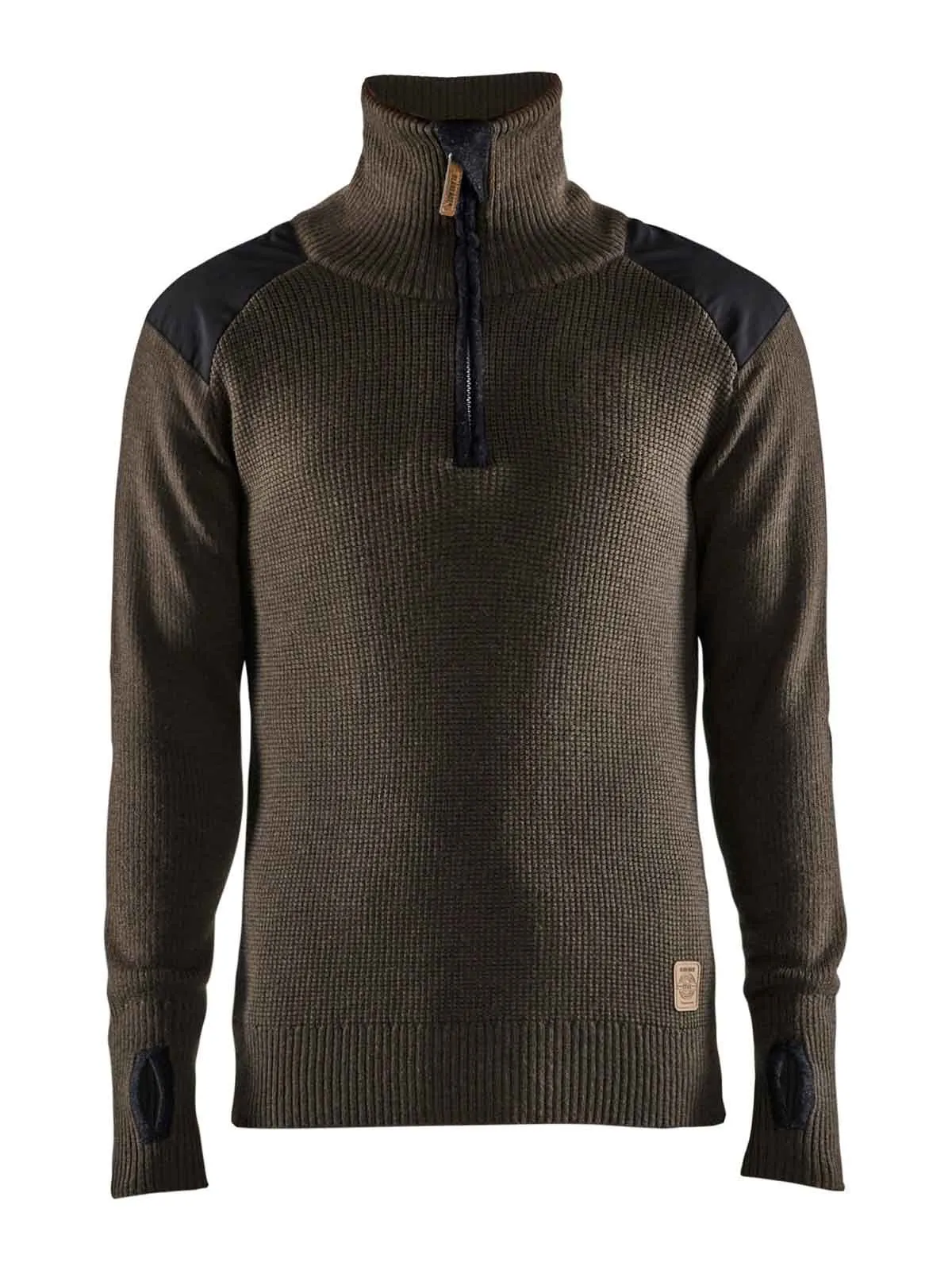 4630-1071&#x20;Work&#x20;Sweater&#x20;Wool&#x20;Regular&#x20;Fit&#x20;-&#x20;Bl&#xE5;kl&#xE4;der