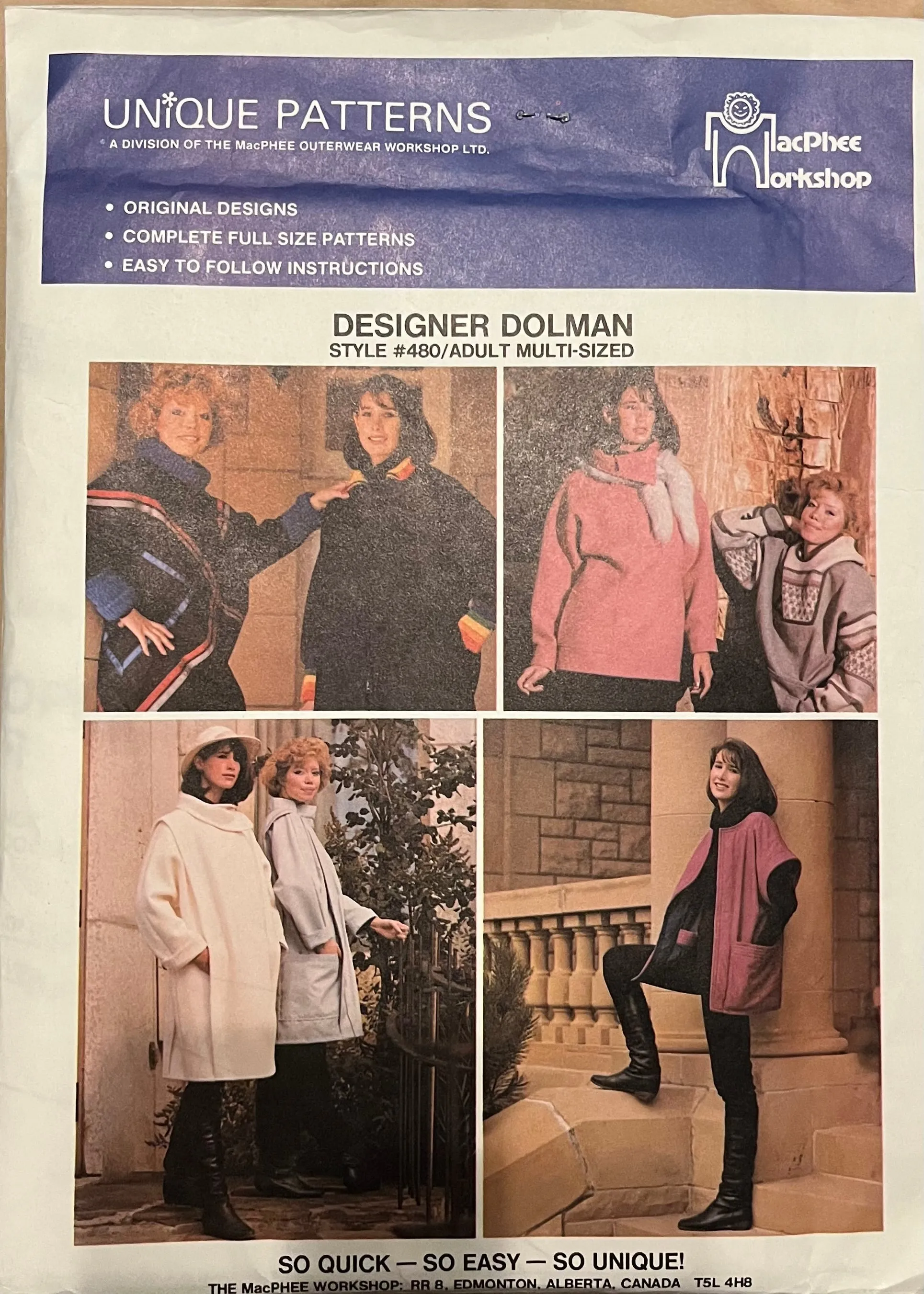 #480 DESIGNER DOLMAN - Classic