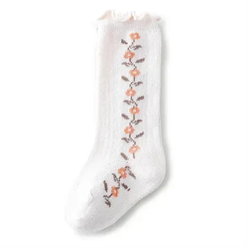 5-Pack Blossom Cotton Long Socks