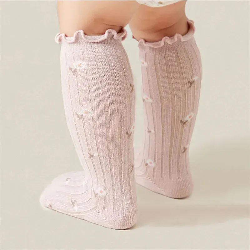 5-Pack Blossom Cotton Long Socks