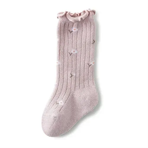 5-Pack Blossom Cotton Long Socks