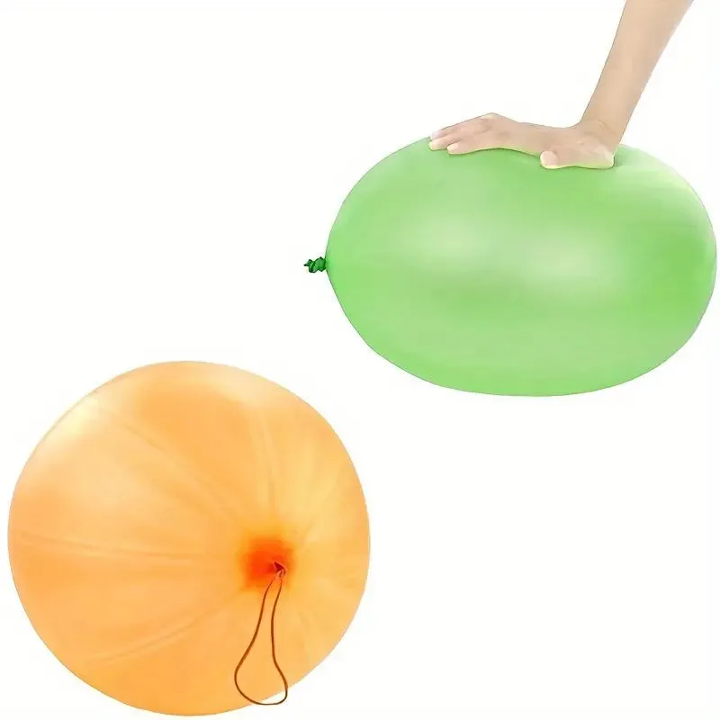 50-Pieces: Vibrant Punch Balloons Set - Heavy-Duty, Rubber-Banded, and Long-Lasting