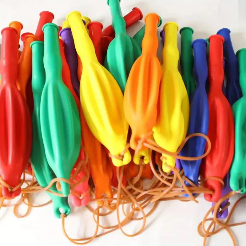 50-Pieces: Vibrant Punch Balloons Set - Heavy-Duty, Rubber-Banded, and Long-Lasting