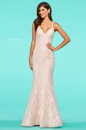 53363 Prom Dress Coral, Ivory, Aqua