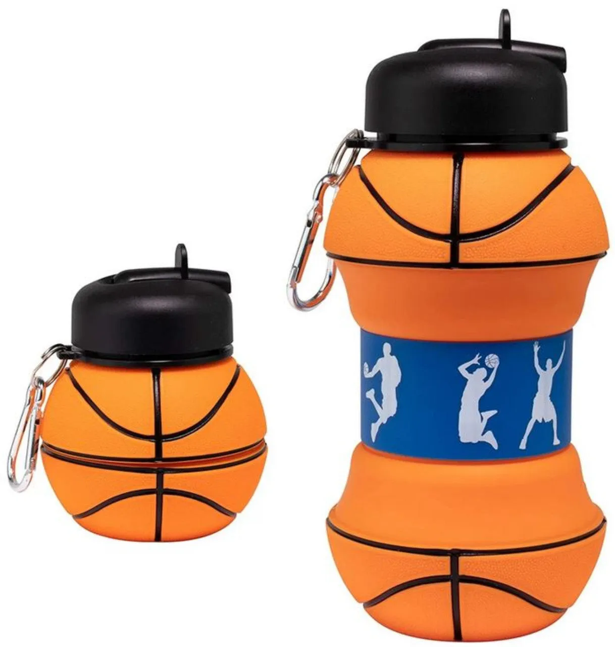 550ml Sports Theme Expandable Silicone Bottle for Kids