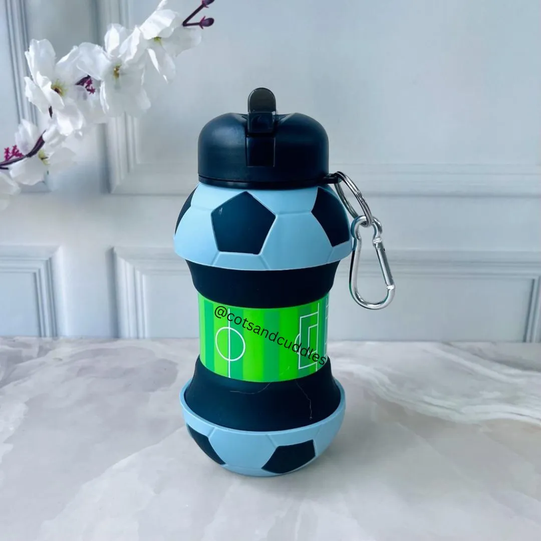 550ml Sports Theme Expandable Silicone Bottle for Kids