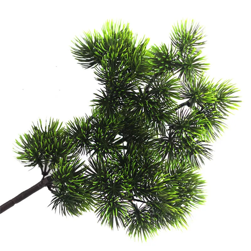 5PCS Green Plants Artificial Plant Beauty Pine Tree Plastic Fake